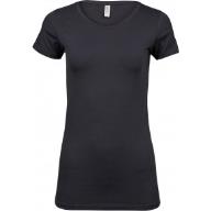 Футболка женская Womens Fashion Stretch Tee Extra Length, серая, размер М