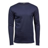 Реглан мужской Long Sleeve Interlock Tee, темно синий, размер XL