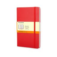 Блокнот CLASSIC твердая обложка, Large, линия, 240 стр, scarlett red