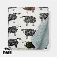 Плед VINGA Sheep RPET из шерпы, белый