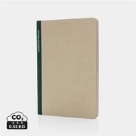 Блокнот Stylo из сахарного тростника А5, зеленый